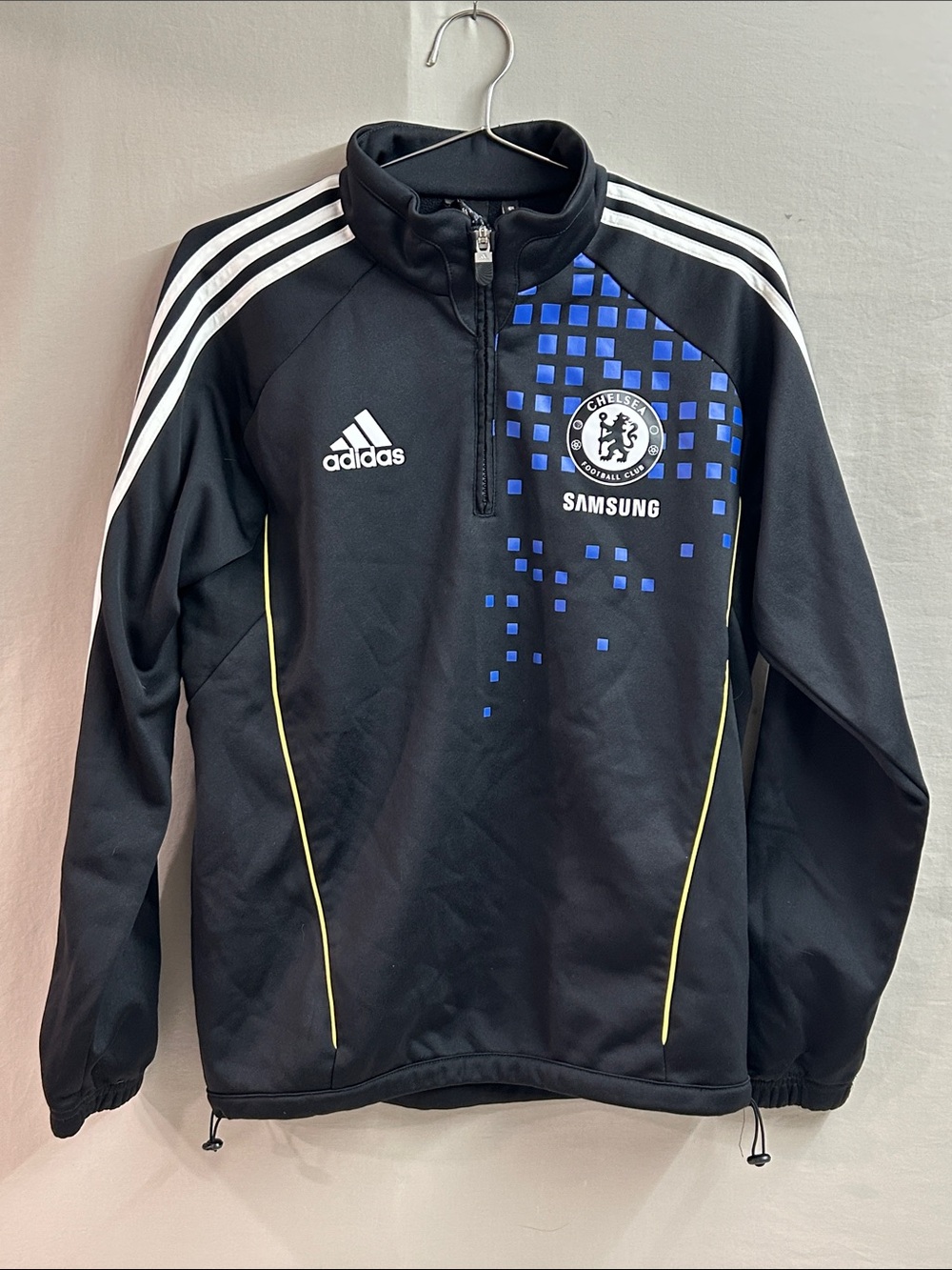 Adidas Soccer Football Chelsea Quarter Zip Small